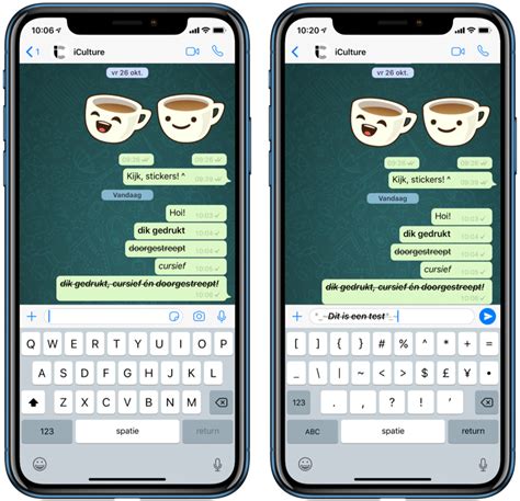 doorgestreept whatsapp|Cursief, vet, doorgestreept: zo maak je tekst op in。